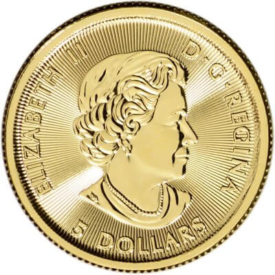 2020 Canada Gold Bald Eagle 1/10 oz $5 - BU