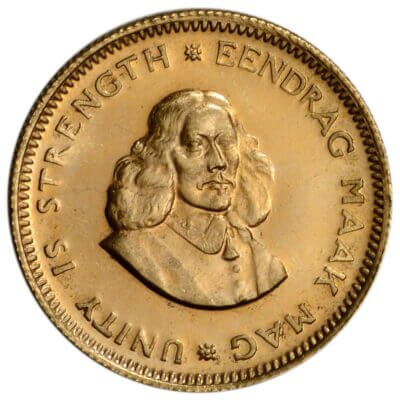 South Africa Gold 1 Rand .1178 oz - BU/Proof - 1961 - 1983