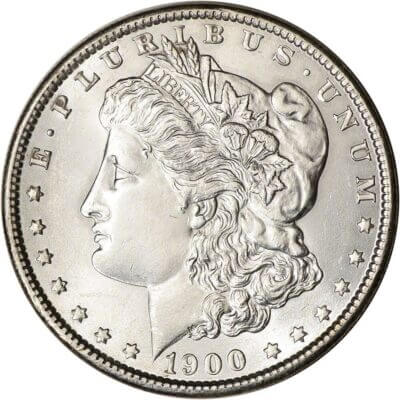 1900 US Morgan Silver Dollar $1 - BU