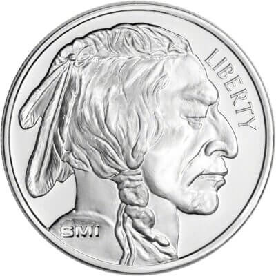 1 oz. Silver Round - Sunshine Buffalo - .999 Fine