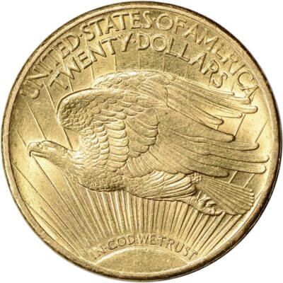 US Gold $20 Saint-Gaudens Double Eagle - Jewelry Grade - Random Date
