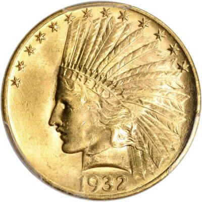 US Gold $10 Indian Head Eagle - PCGS MS64 - Random Date