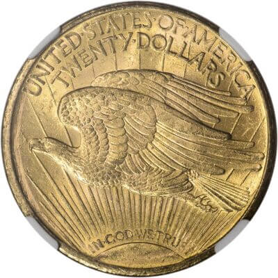 US Gold $20 Saint-Gaudens Double Eagle - NGC MS62 - Random Date