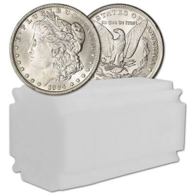 1884 O US Morgan Silver Dollar $1 - BU - Roll of 20