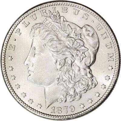 1879 S US Morgan Silver Dollar $1 - BU
