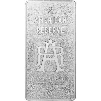 10 oz Silver Bar - Asahi American Reserve Columbia Goddess .999 Fine