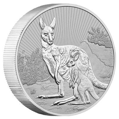 2023 P Australia Silver 10 oz Piedfort Next Generation Kangaroo $10 BU