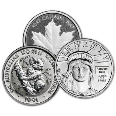 1/4 oz Platinum Coin .9995 Fine - Random Brand - Secondary Market