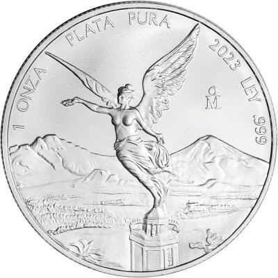 2023 Mexico Silver Libertad 1 oz 1 Onza - BU
