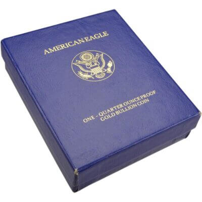 American Gold Eagle Proof 1/4 oz $10 - Coin in OGP - Random Date