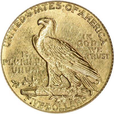 US Gold $5 Indian Head Half Eagle - Jewelry Grade - Random Date