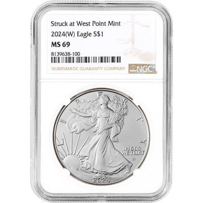 2024 (W) American Silver Eagle - NGC MS69