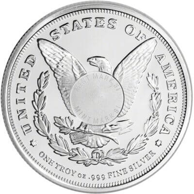 1 oz. Silver Round - Sunshine Morgan - .999 Fine