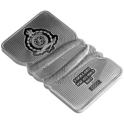1 oz PAMP Suisse Silver 2023 Niue Sunbeam Snake Hologram Coin Bar $2 in Assay