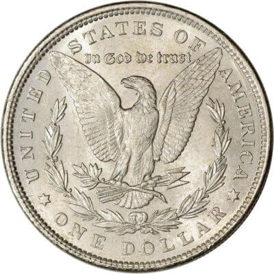 1890 US Morgan Silver Dollar $1 - BU