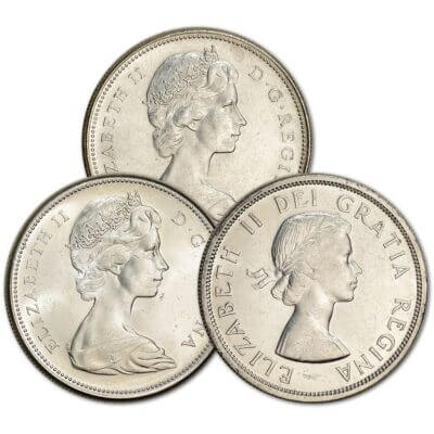 Canada Silver Dollar $1 - 0.6 oz - Brilliant Uncirculated BU - Random Date