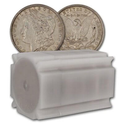 US Morgan Silver Dollar - Roll of 20 coins - XF - Pre 1921 Random Date