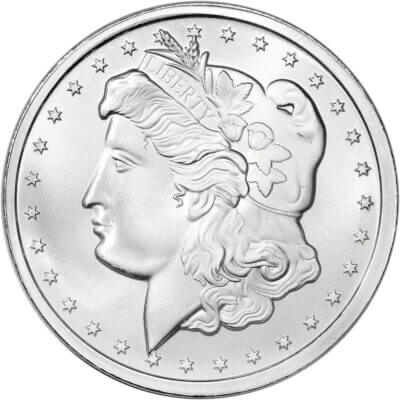 1 oz Silver Round CNT Morgan Design .9999 Fine Sealed Box of 500