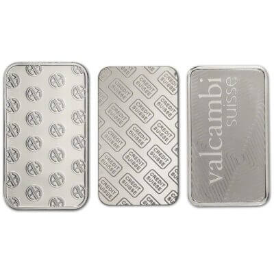 1 oz. Platinum Bar - Random Brand - Secondary Market - 999.5 Fine