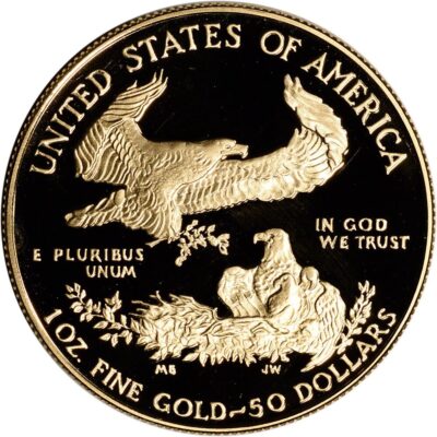 American Gold Eagle Proof 1 oz $50 - Coin in OGP - Random Date