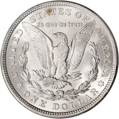 1921 US Morgan Silver Dollar $1 - PCGS MS63 - Random Label