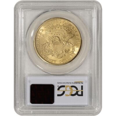 US Gold $20 Liberty Head Double Eagle - PCGS MS62 - Random Date