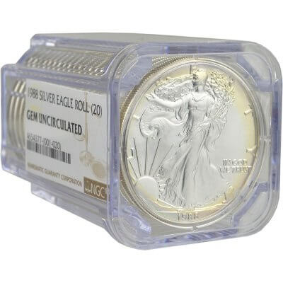 Roll of 20 - 1988 American Silver Eagle - NGC Gem Uncirculated