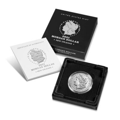 2021 (O) US Morgan Silver Dollar $1 New Orleans Privy in OGP