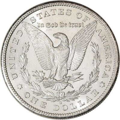 1879 S US Morgan Silver Dollar $1 - BU