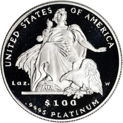 American Platinum Eagle Proof 1 oz $100 - Coin in OGP - Random Date