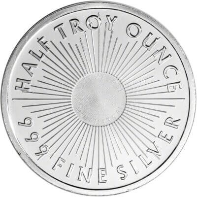 100 pc 1/2 oz Silver Round - Sunshine Minting - .999 (Lot, Rolls, 5 Tubes of 20)