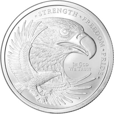 5 oz Golden State Mint Silver Round Eagle Design .999 Fine Tube of 20