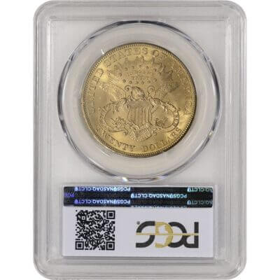 US Gold $20 Liberty Head Double Eagle - PCGS MS64 - Random Date
