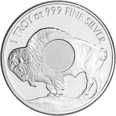 FIVE (5) 1 oz. Silver Round - Sunshine Buffalo - .999 Fine