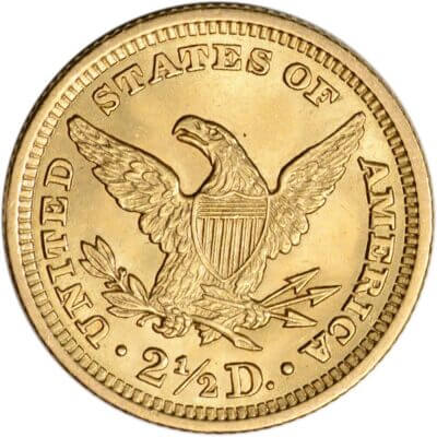 US Gold $2.50 Liberty Head Quarter Eagle - BU - Random Date