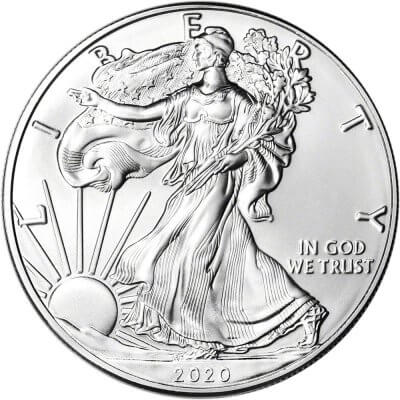 2020 American Silver Eagle 1 oz $1 - BU - Sealed 500 Coin Monster Box