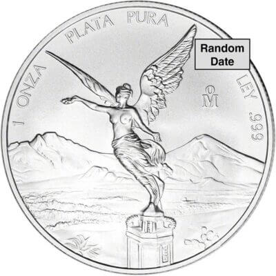 Mexico Silver Libertad 1 oz 1 Onza - BU - Random Date - 2000 to Date