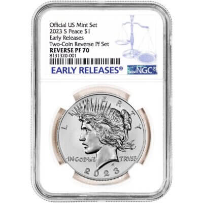 2023 S US Peace Silver Dollar Reverse Proof $1 NGC Reverse PF70 Early Releases