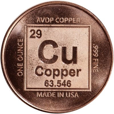 1 oz. Highland Mint Copper Round .999 Fine - Libertad