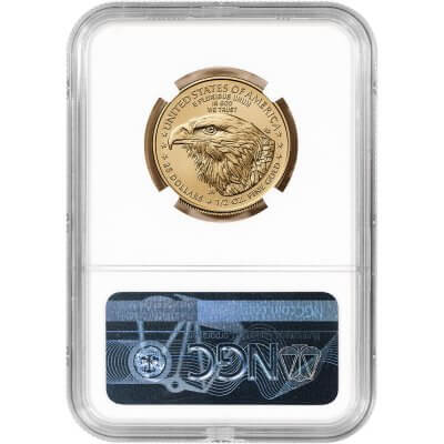 2025 American Gold Eagle 1/2 oz $25 - NGC MS70 First Day Issue 1st Label