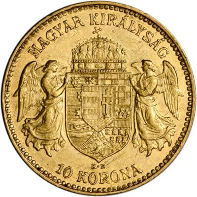Hungary Gold 10 Korona .0980 oz - Franz Joseph I - Avg Circ - Random Date