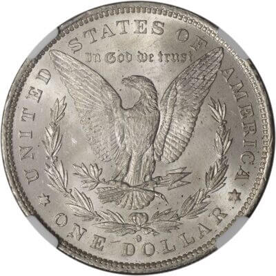 1882 O US Morgan Silver Dollar $1 - NGC Brilliant Uncirculated