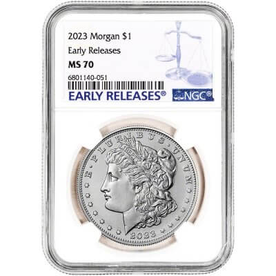 2023 US Morgan Silver Dollar $1 NGC MS70 Early Releases