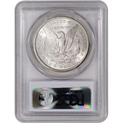 1880 S US Morgan Silver Dollar $1 - PCGS MS63