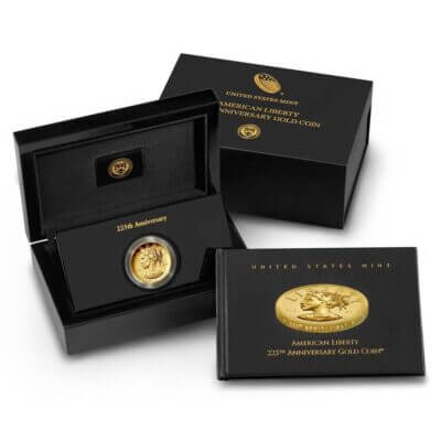 2017 American Liberty Gold High Relief 1 oz Proof $100 in OGP