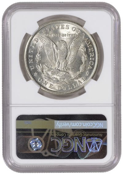 1921 S US Morgan Silver Dollar $1 - NGC MS 63