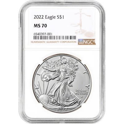 2022 American Silver Eagle - NGC MS70