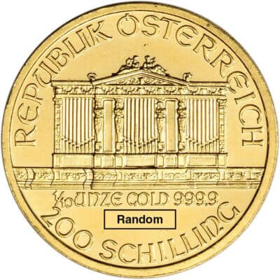 Austria Gold Philharmonic (1/10 oz) - BU - Random Date