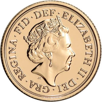 2022 Great Britain Gold Sovereign .2354 oz - Elizabeth II - BU