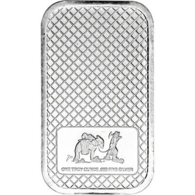 1 oz. SilverTowne Silver Bar - Bald Eagle Design - 999 Fine